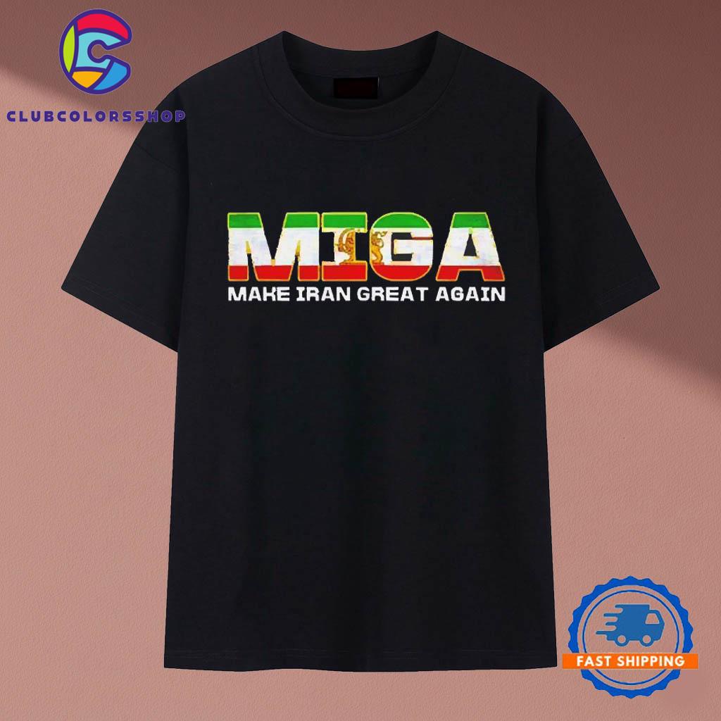 Men MIGA make Iran great again T-Shirts