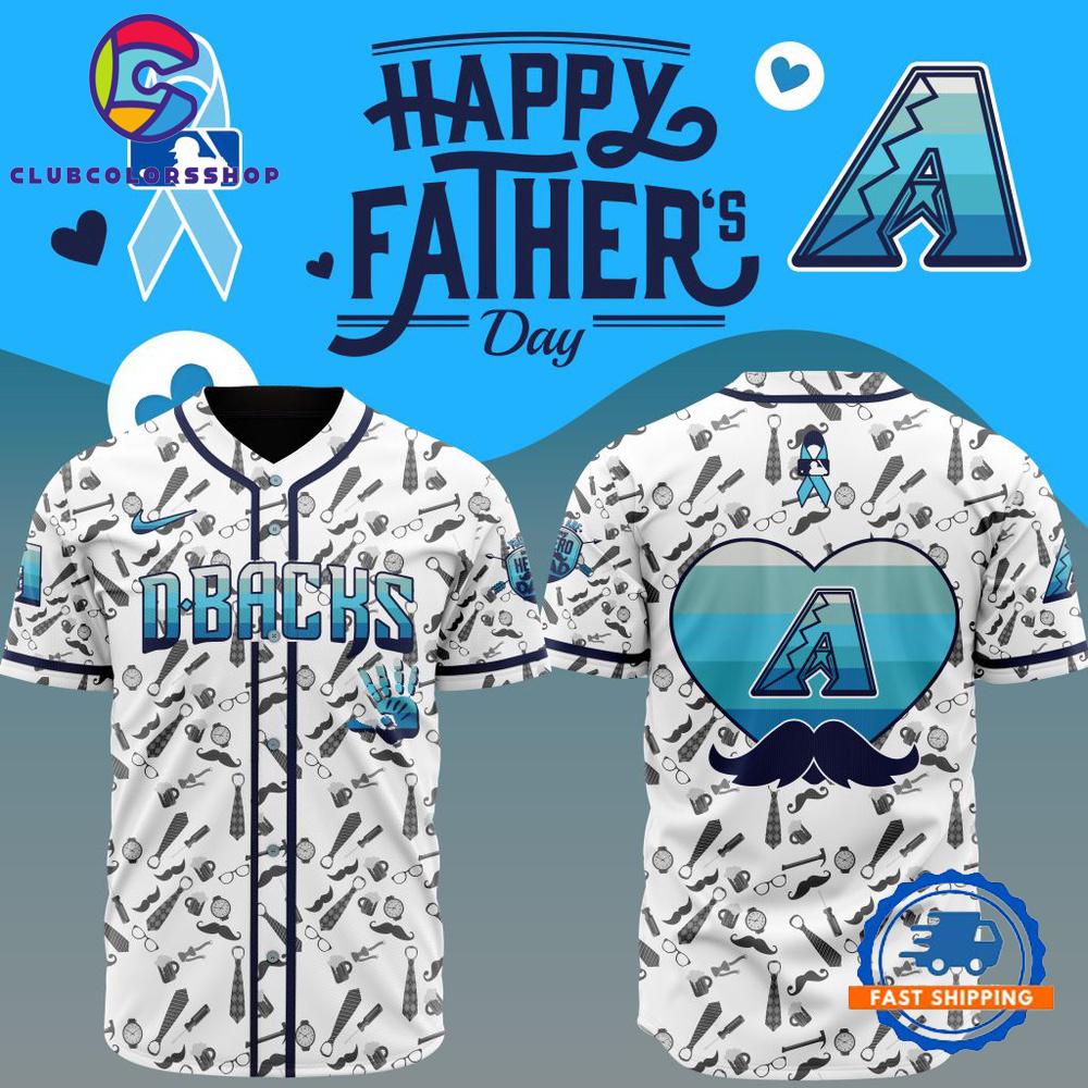 MLB Arizona Diamondbacks Happy Father’s Day Baseball Jersey