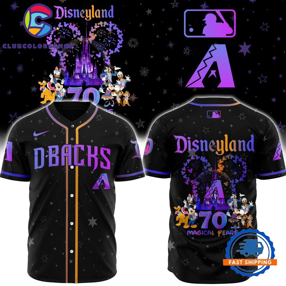 MLB Arizona Diamondbacks x Disneyland 70 Magical Years Baseball Jersey