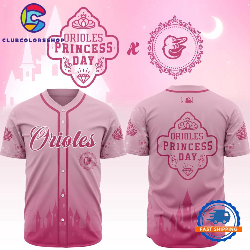 MLB Baltimore Orioles Princess Day Design Baseball Jersey