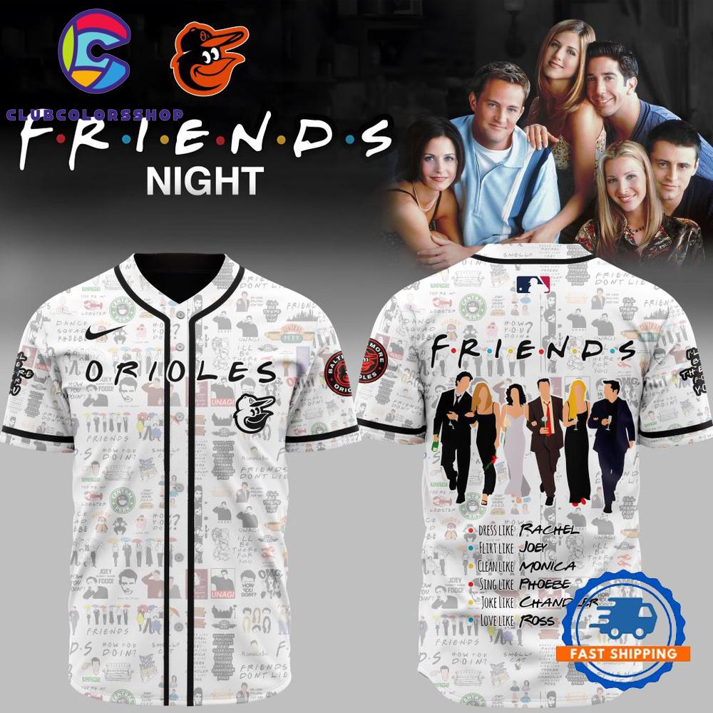 MLB Baltimore Orioles x Friends Baseball Jersey
