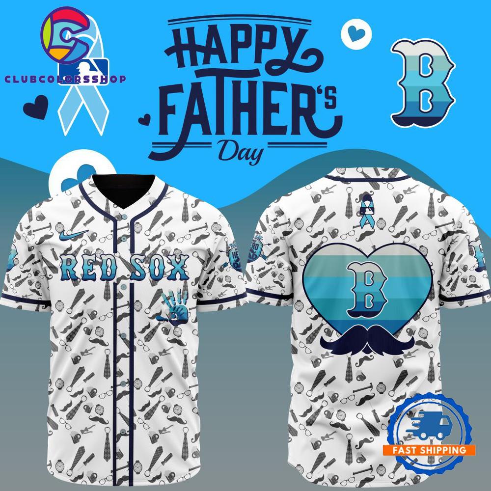 MLB Boston Red Sox Happy Father’s Day Baseball Jersey