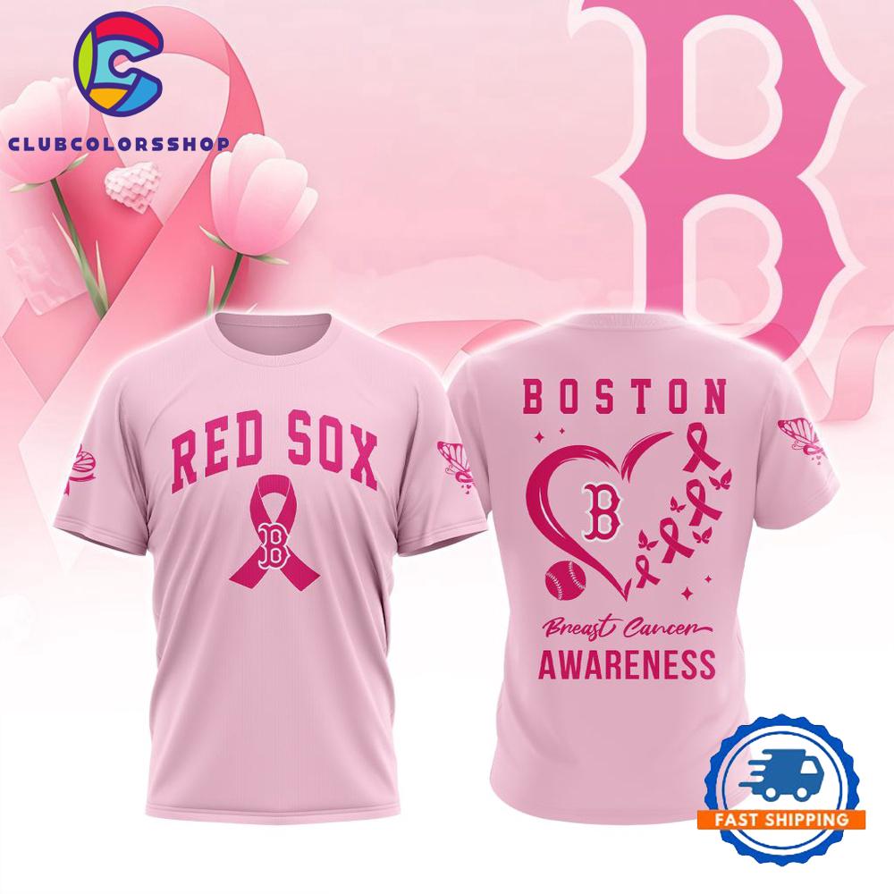 MLB Boston Red Sox Pink Breast Cancer Awareness Design T Shirt, Hoodie, Sweatshirt