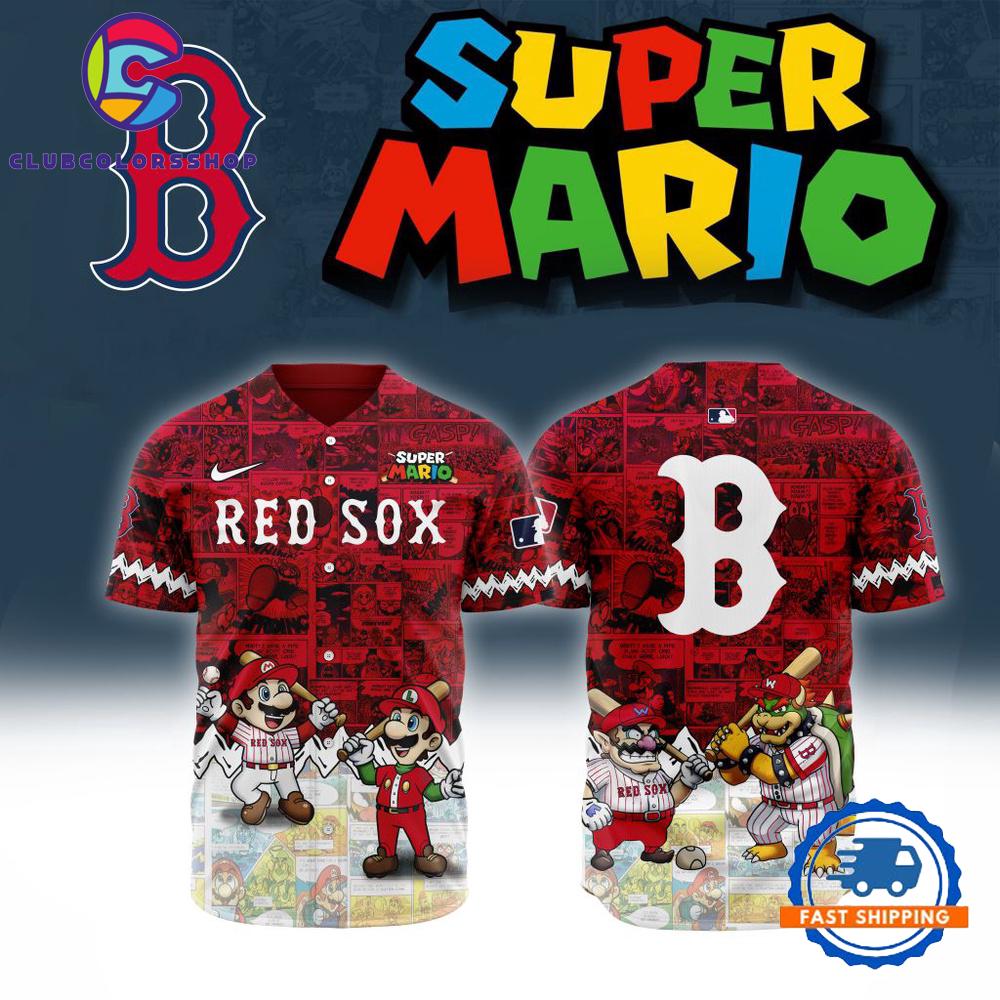 MLB Boston Red Sox x Super Mario Baseball Jersey