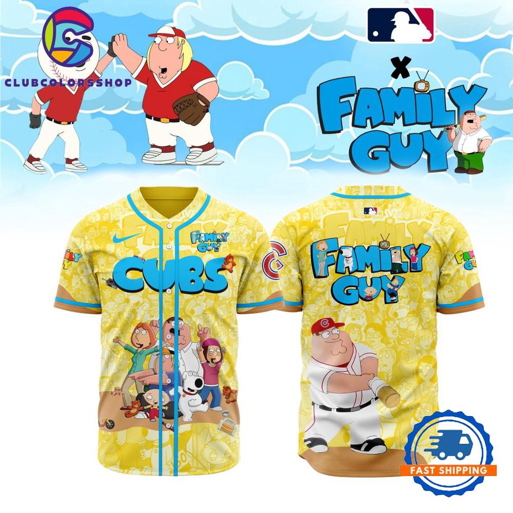MLB Chicago Cubs x Family Guy Baseball Jersey
