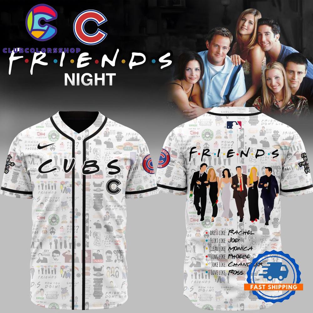 MLB Chicago Cubs x Friends Baseball Jersey
