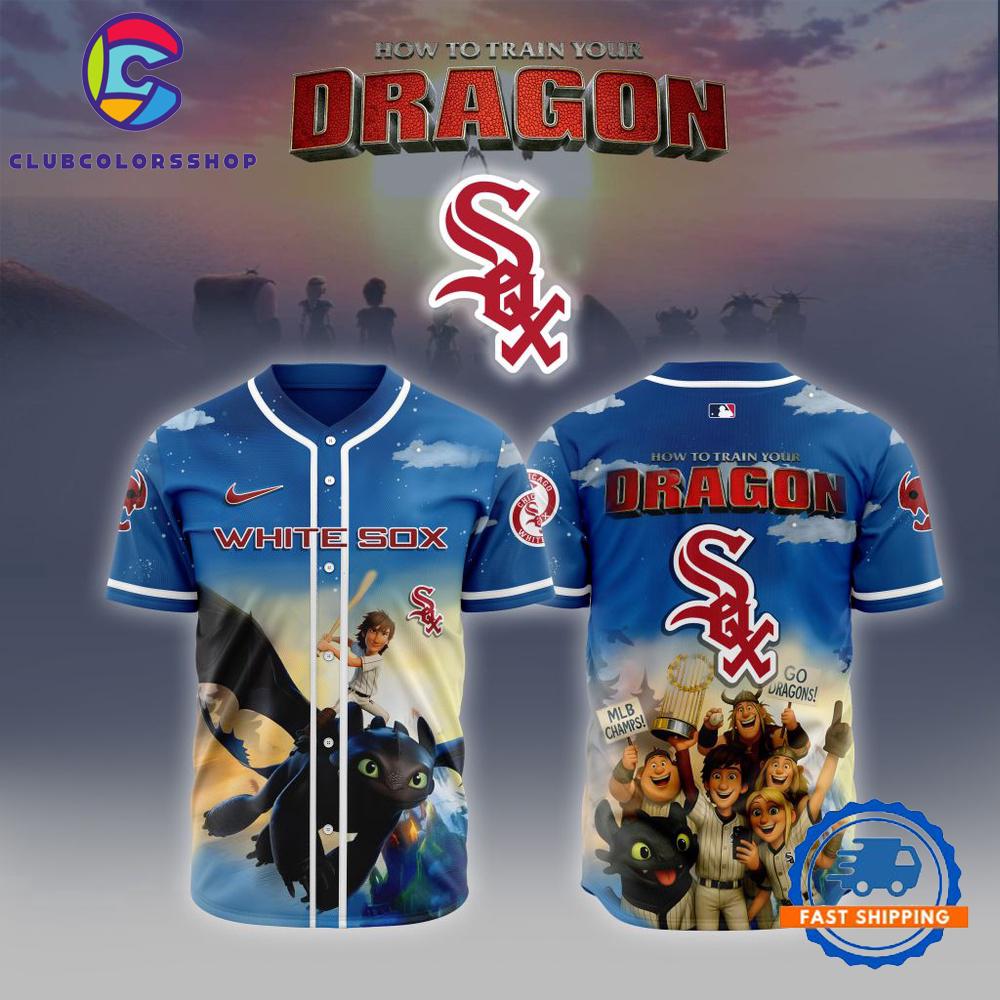 MLB Chicago White Sox How To Train Your Dragon Baseball Jersey