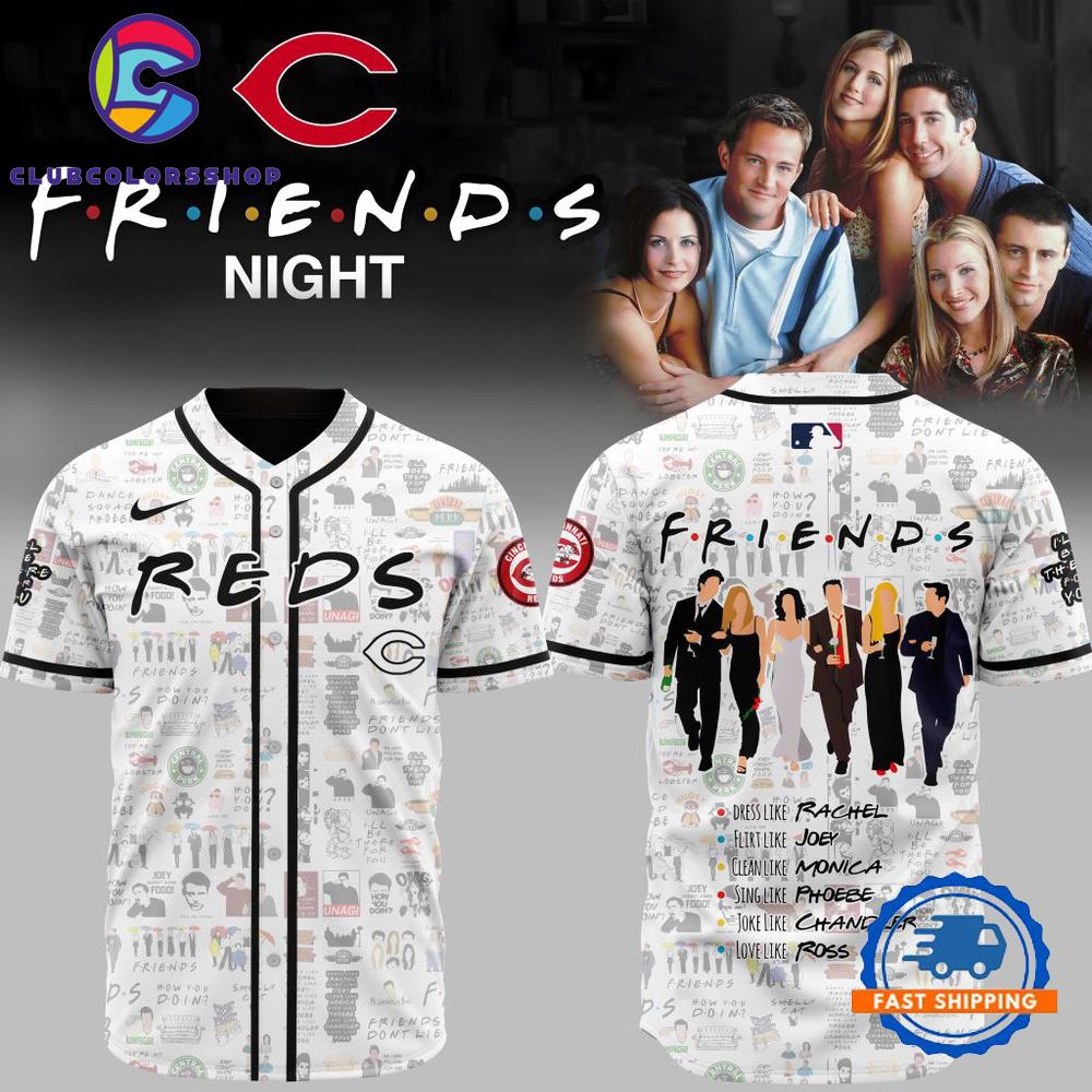 MLB Cincinnati Reds x Friends Baseball Jersey