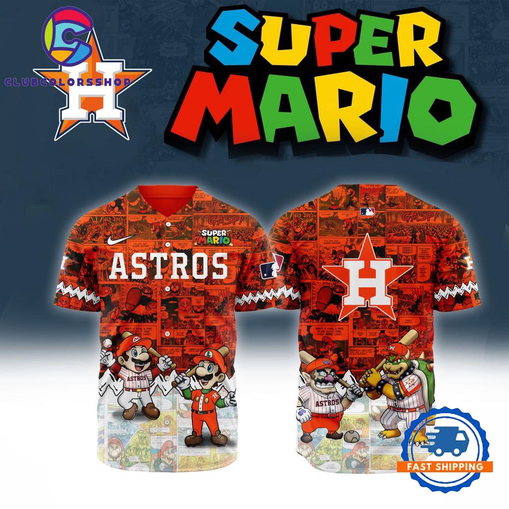 MLB Houston Astros x Super Mario Baseball Jersey