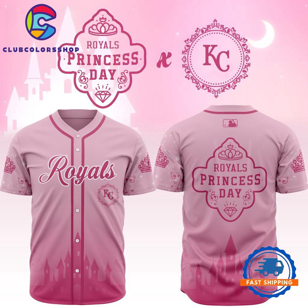MLB Kansas City Royals Princess Day Design Baseball Jersey