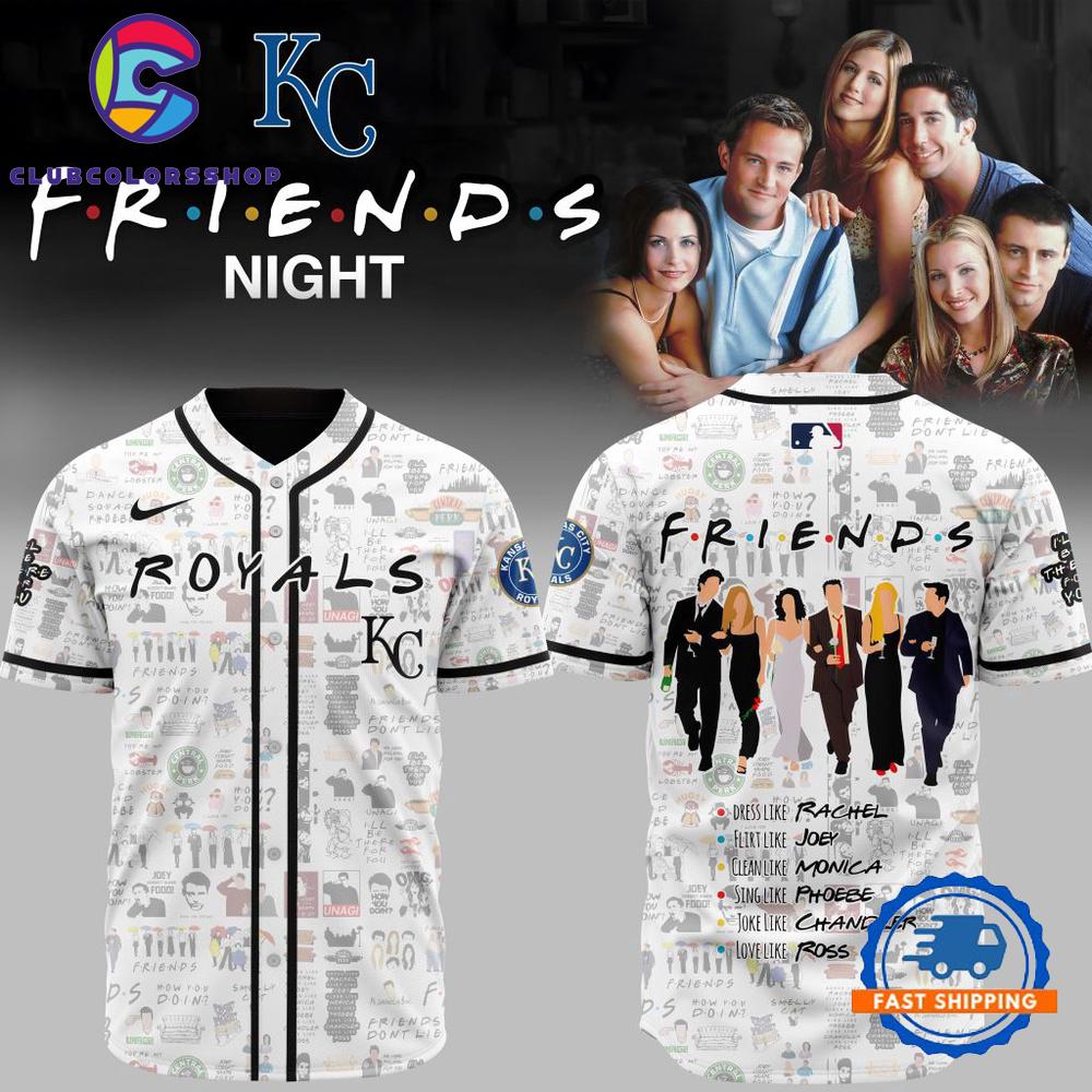MLB Kansas City Royals x Friends Baseball Jersey