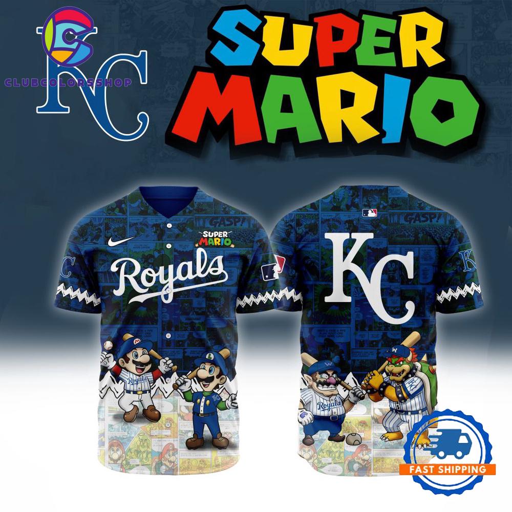 MLB Kansas City Royals x Super Mario Baseball Jersey