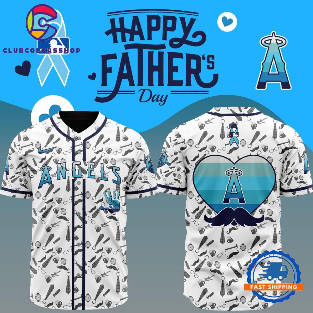 MLB Los Angeles Angels Happy Father’s Day Baseball Jersey