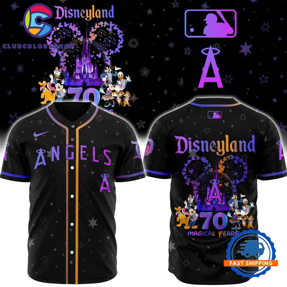 MLB Los Angeles Angels x Disneyland 70 Magical Years Baseball Jersey