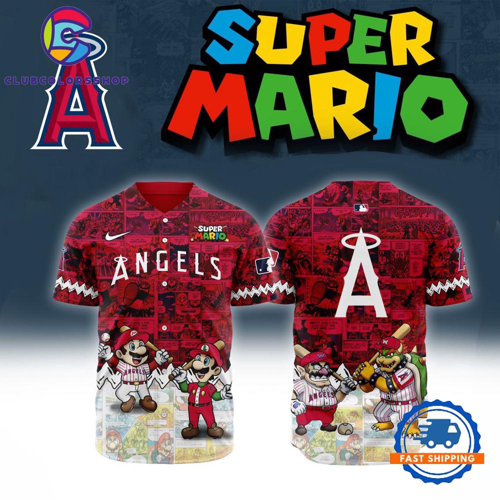 MLB Los Angeles Angels x Super Mario Baseball Jersey