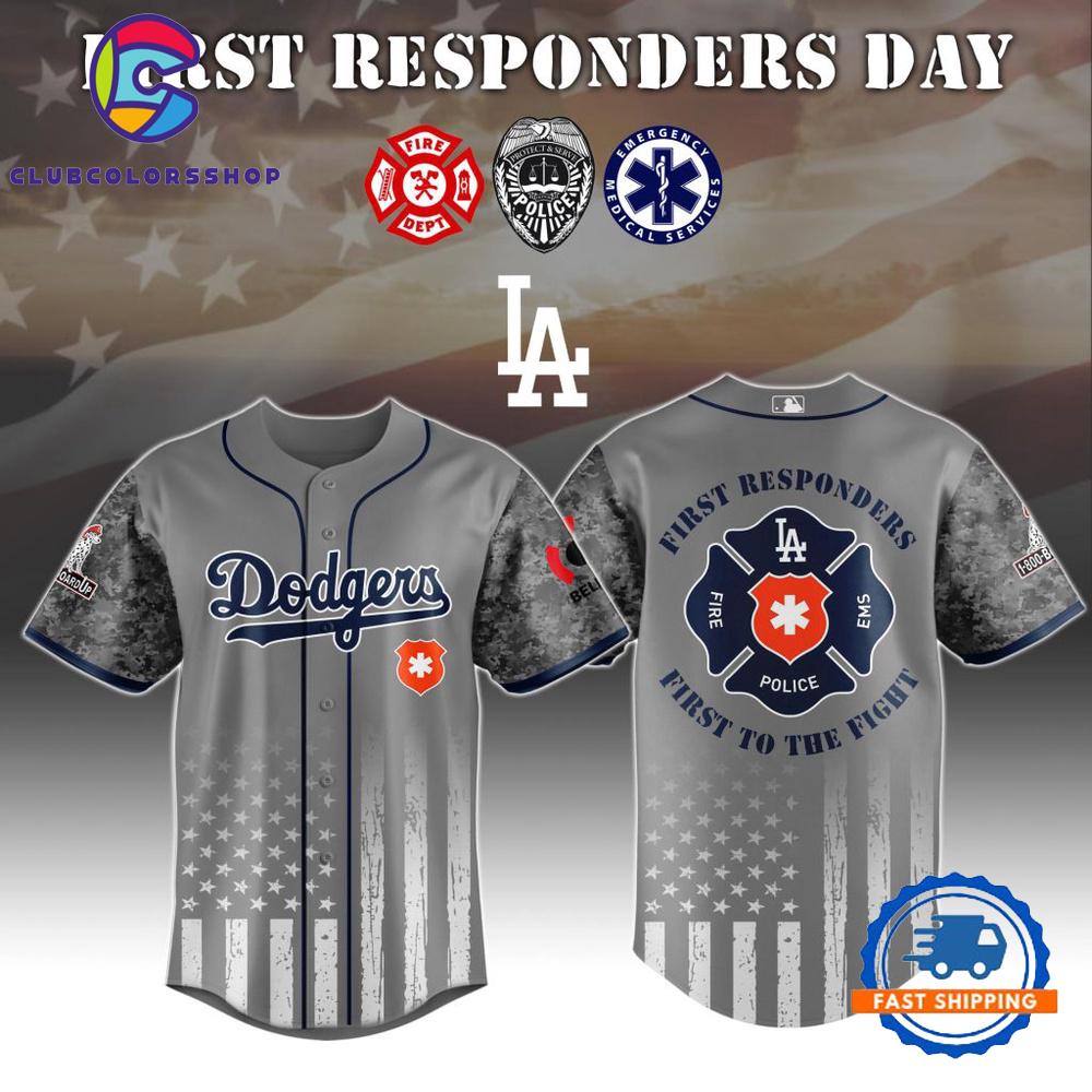 MLB Los Angeles Dodgers First Responders Day Baseball Jersey