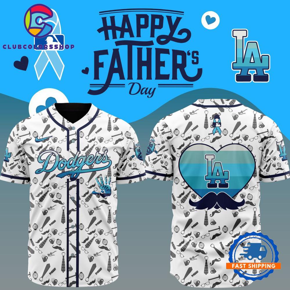 MLB Los Angeles Dodgers Happy Father’s Day Baseball Jersey