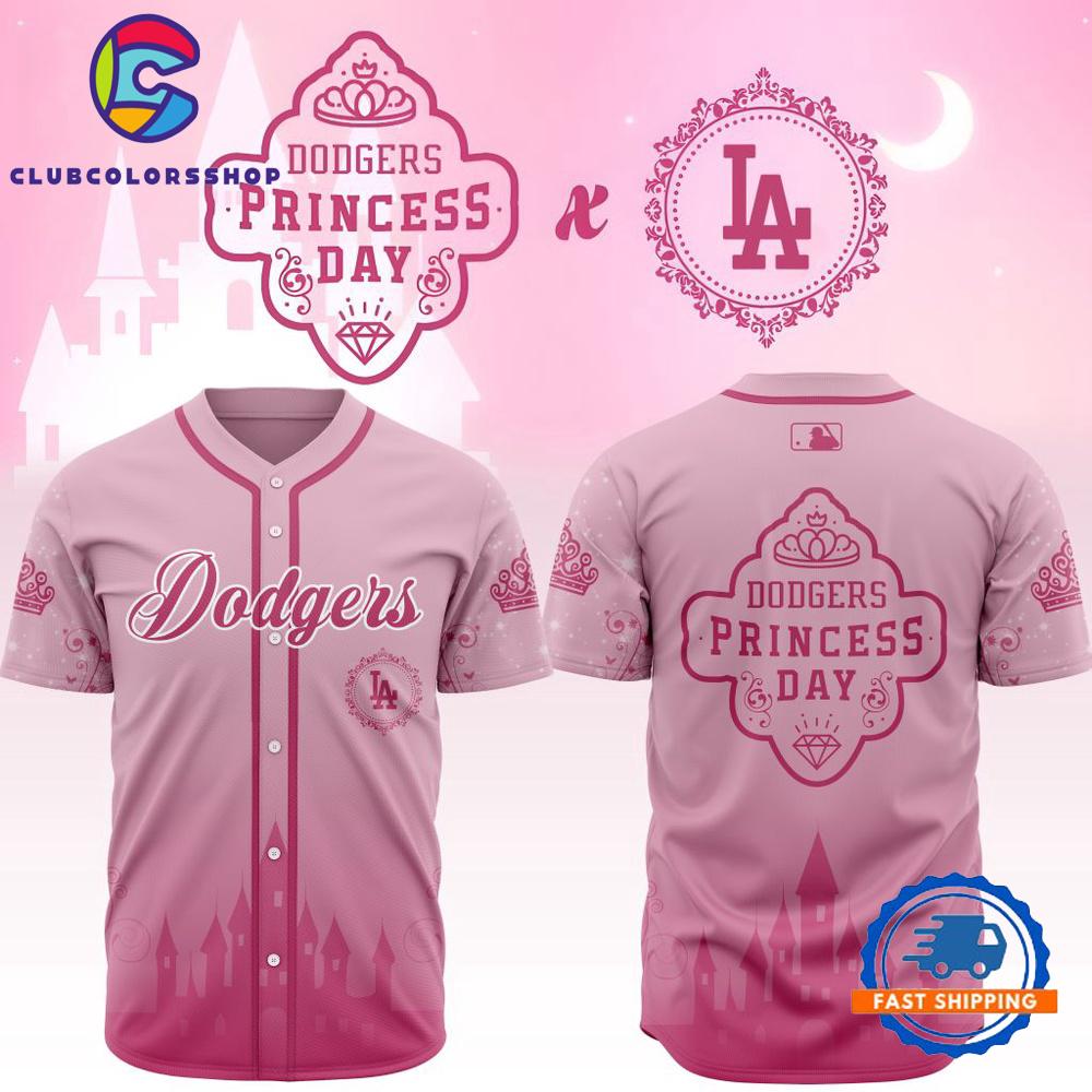 MLB Los Angeles Dodgers Princess Day Design Baseball Jersey