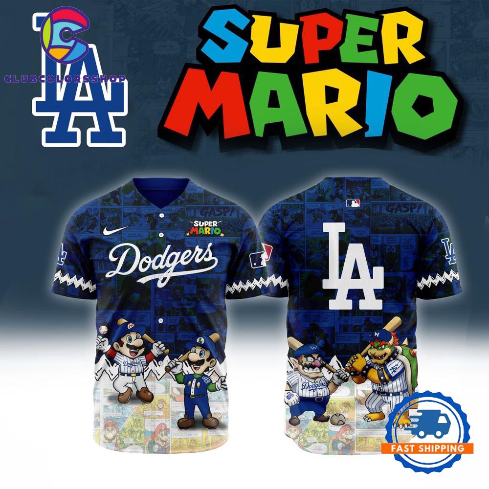 MLB Los Angeles Dodgers x Super Mario Baseball Jersey