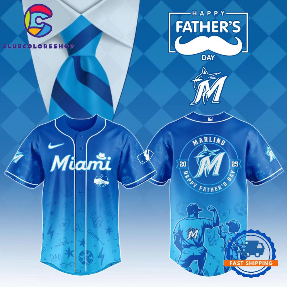 MLB Miami Marlins x Father’s Day Baseball Jersey