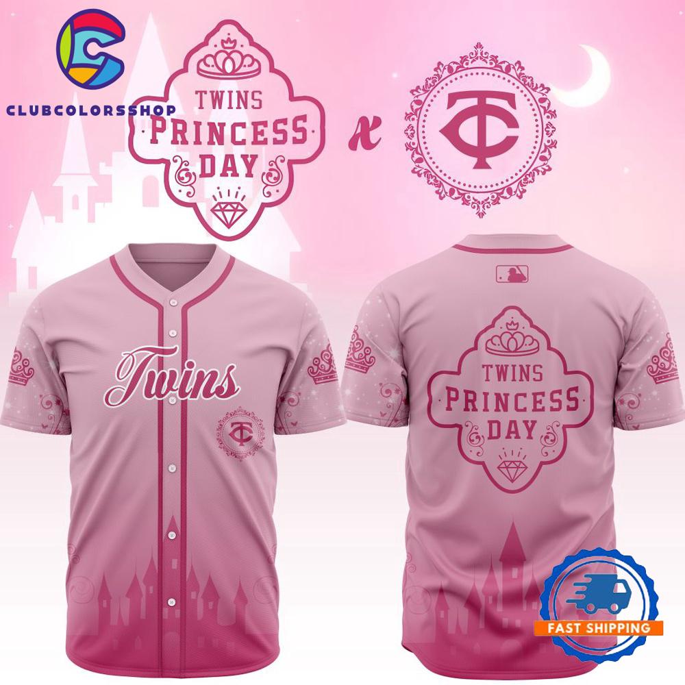 MLB Minnesota Twins Princess Day Design Baseball Jersey