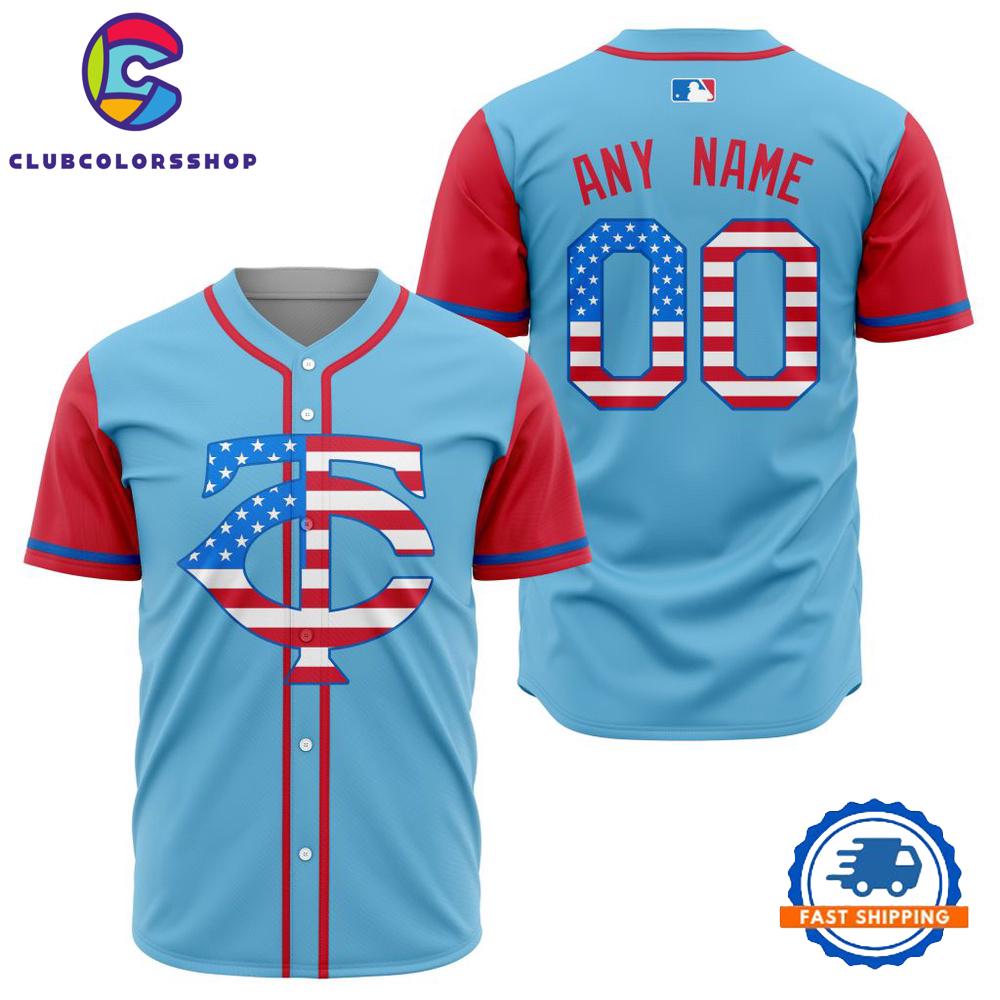MLB Minnesota Twins Special 4th Of July Baseball Jersey