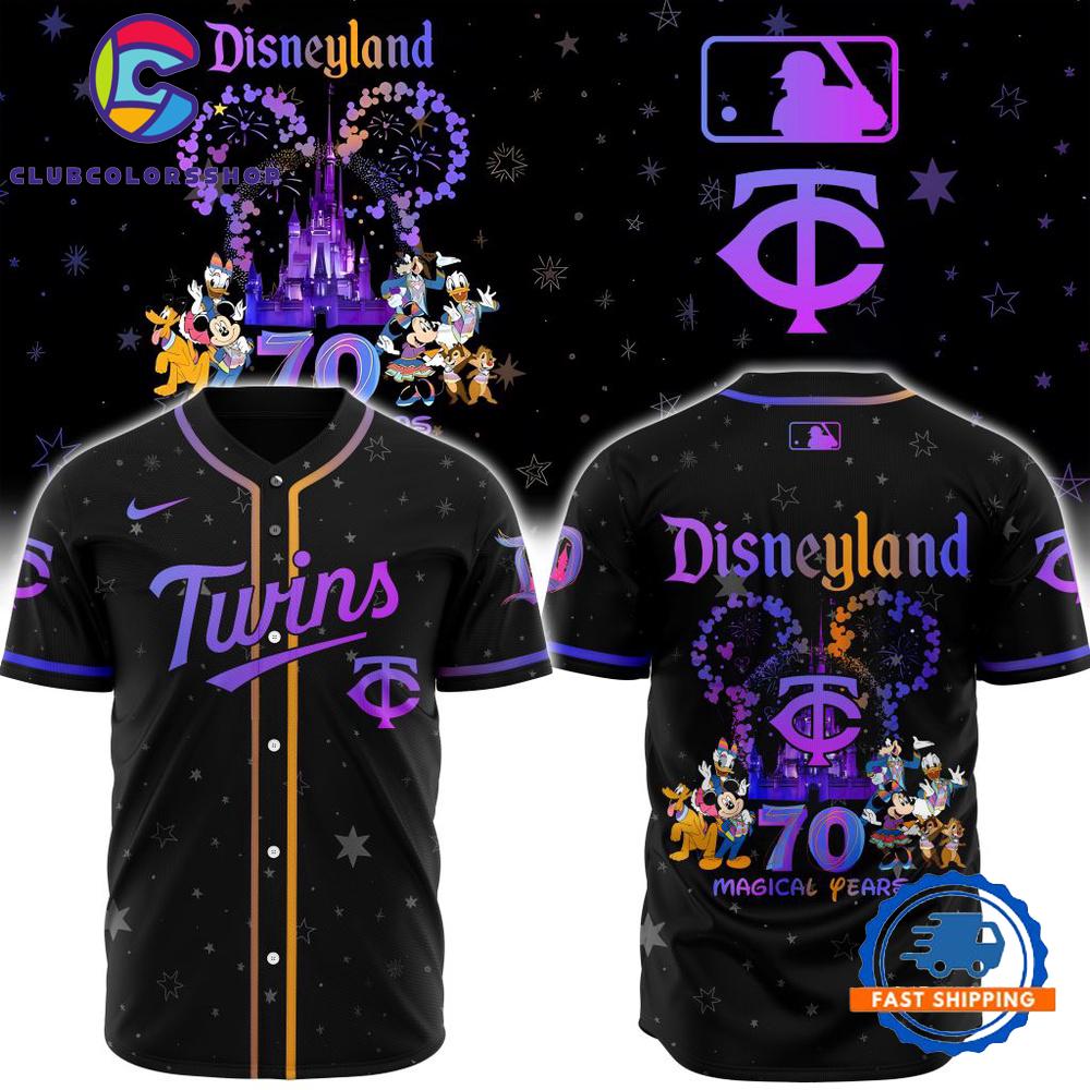 MLB Minnesota Twins x Disneyland 70 Magical Years Baseball Jersey