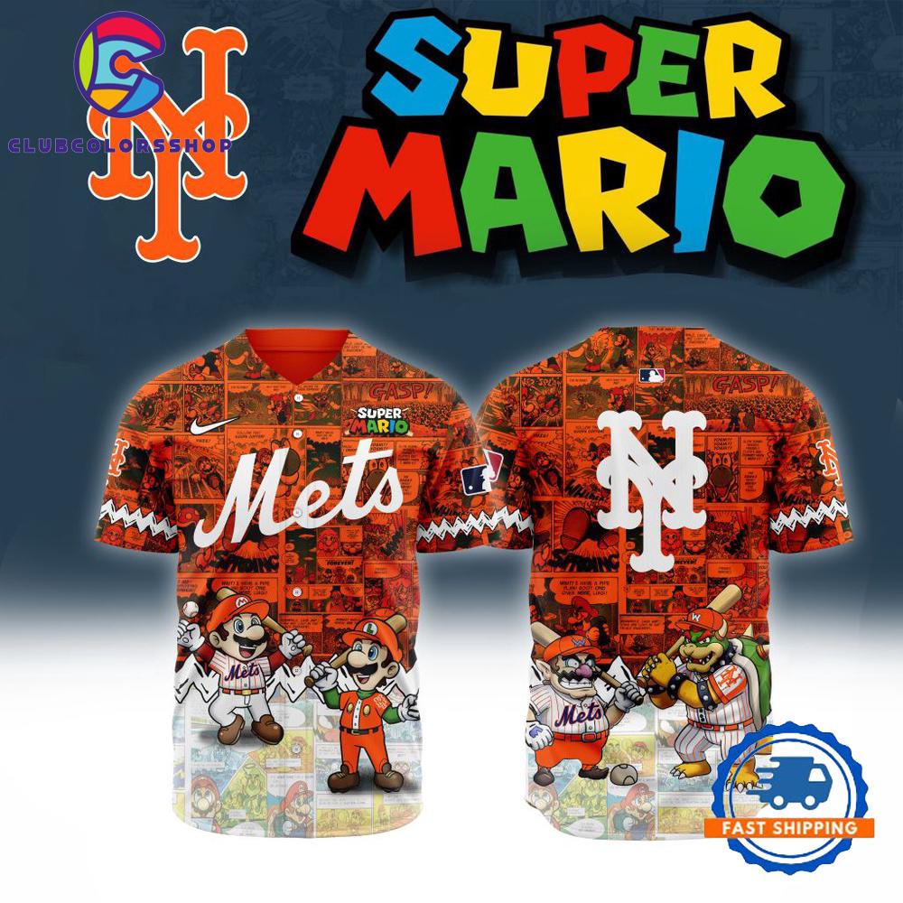 MLB New York Mets x Super Mario Baseball Jersey