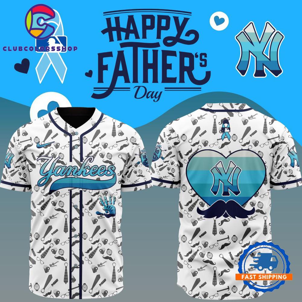 MLB New York Yankees Happy Father’s Day Baseball Jersey