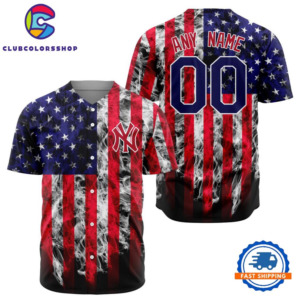 MLB New York Yankees Special Independence Day 4th Of July Design Baseball Jersey