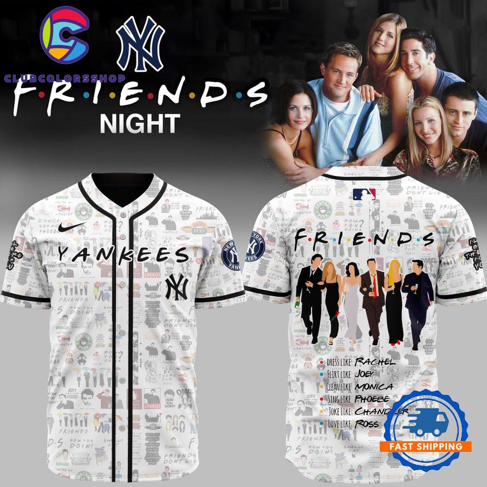 MLB New York Yankees x Friends Baseball Jersey