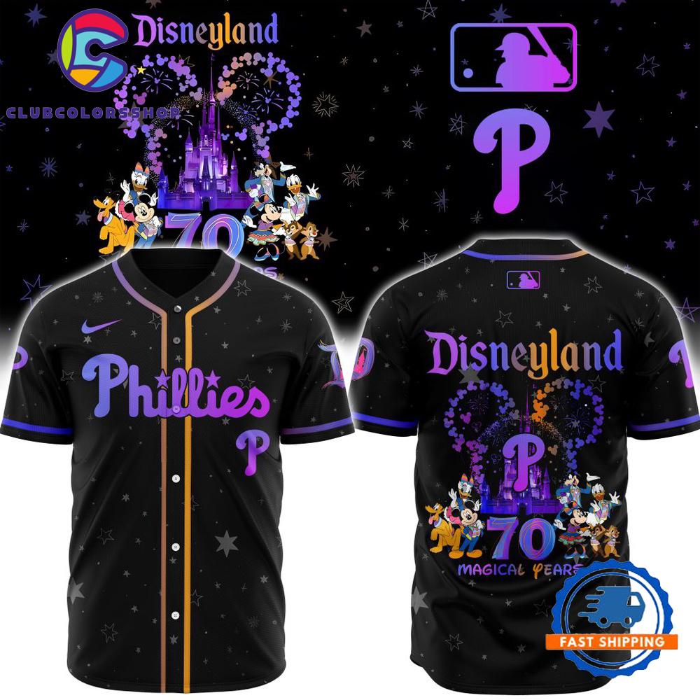 MLB Philadelphia Phillies x Disneyland 70 Magical Years Baseball Jersey