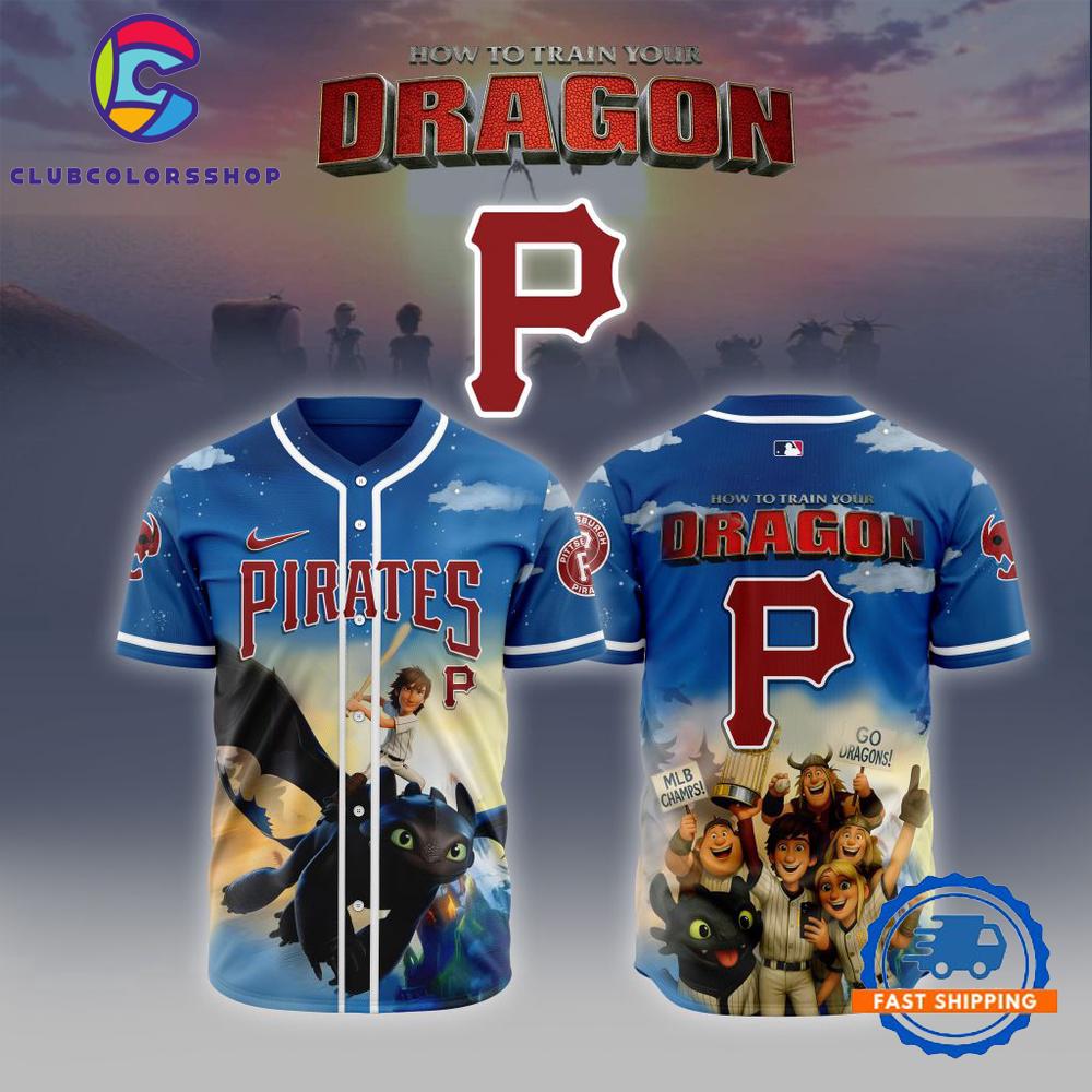 MLB Pittsburgh Pirates How To Train Your Dragon Baseball Jersey