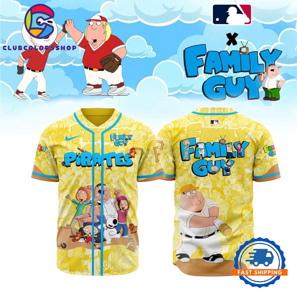 MLB Pittsburgh Pirates x Family Guy Baseball Jersey