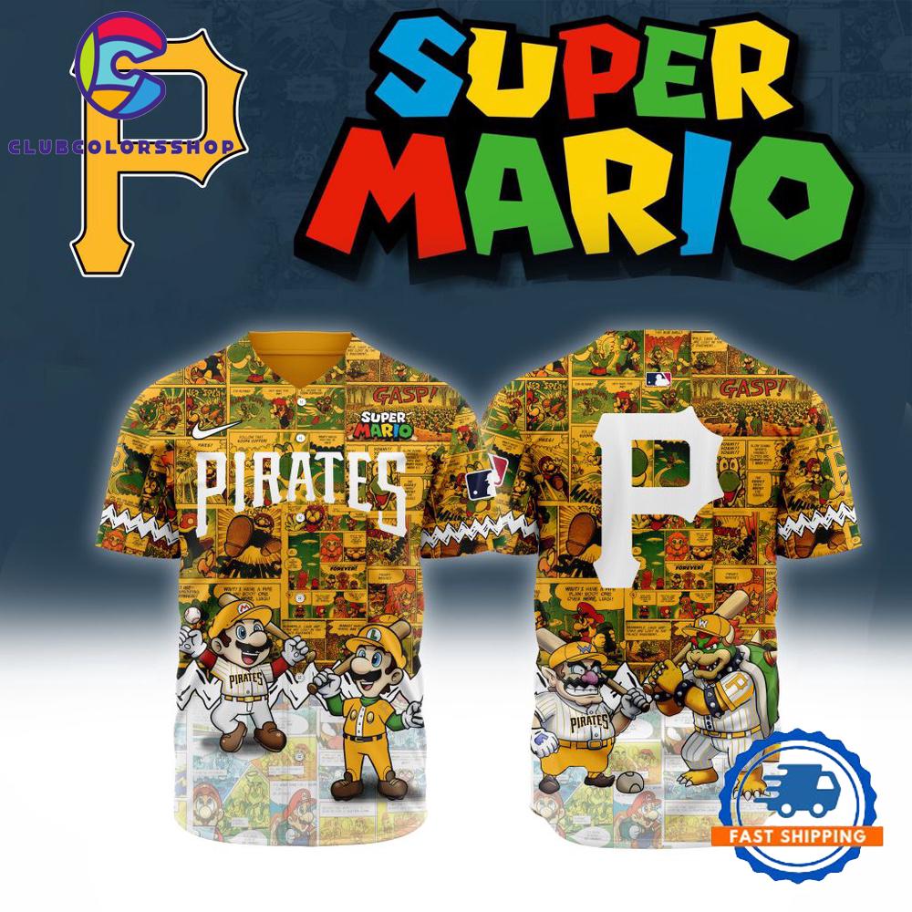 MLB Pittsburgh Pirates x Super Mario Baseball Jersey