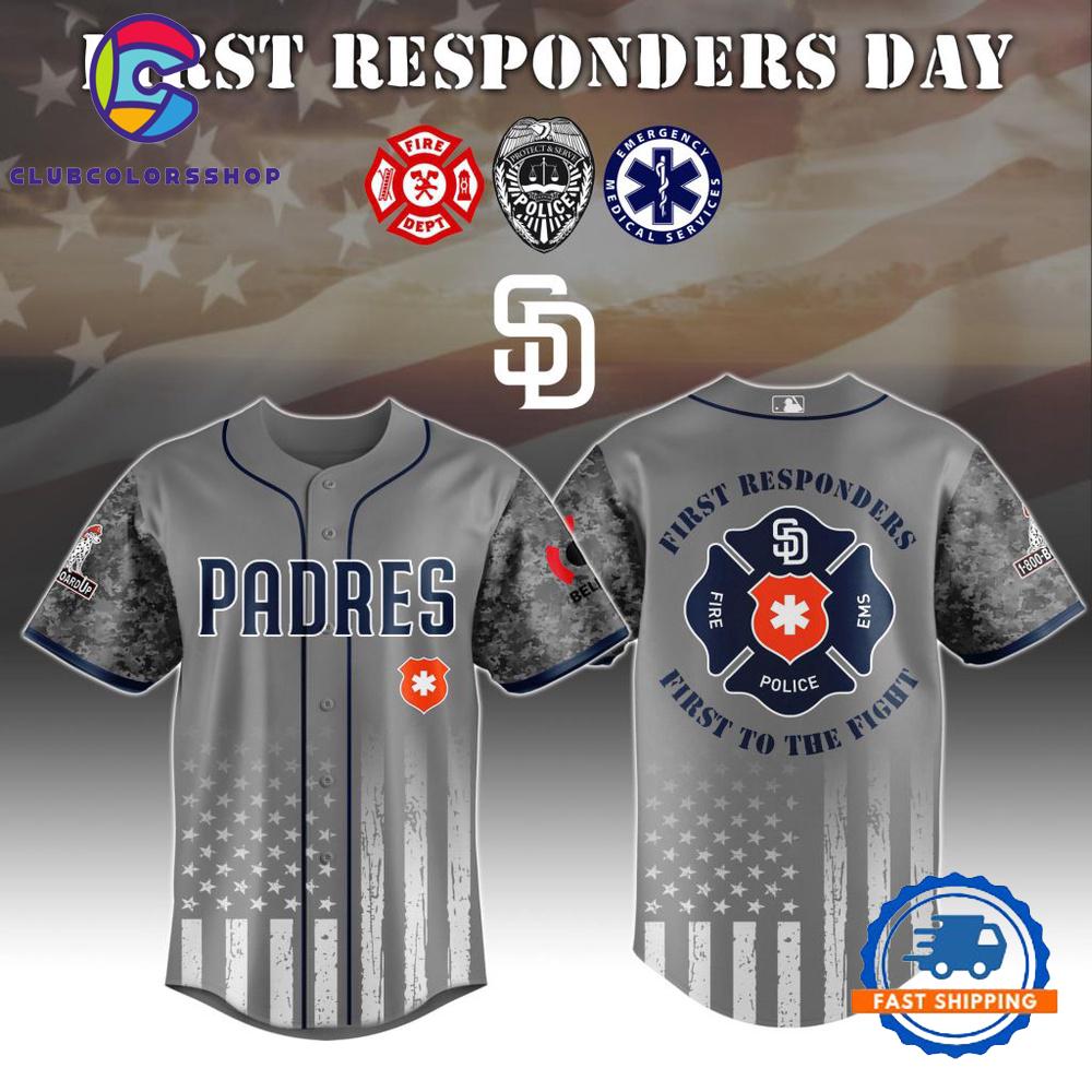 MLB San Diego Padres First Responders Day Baseball Jersey