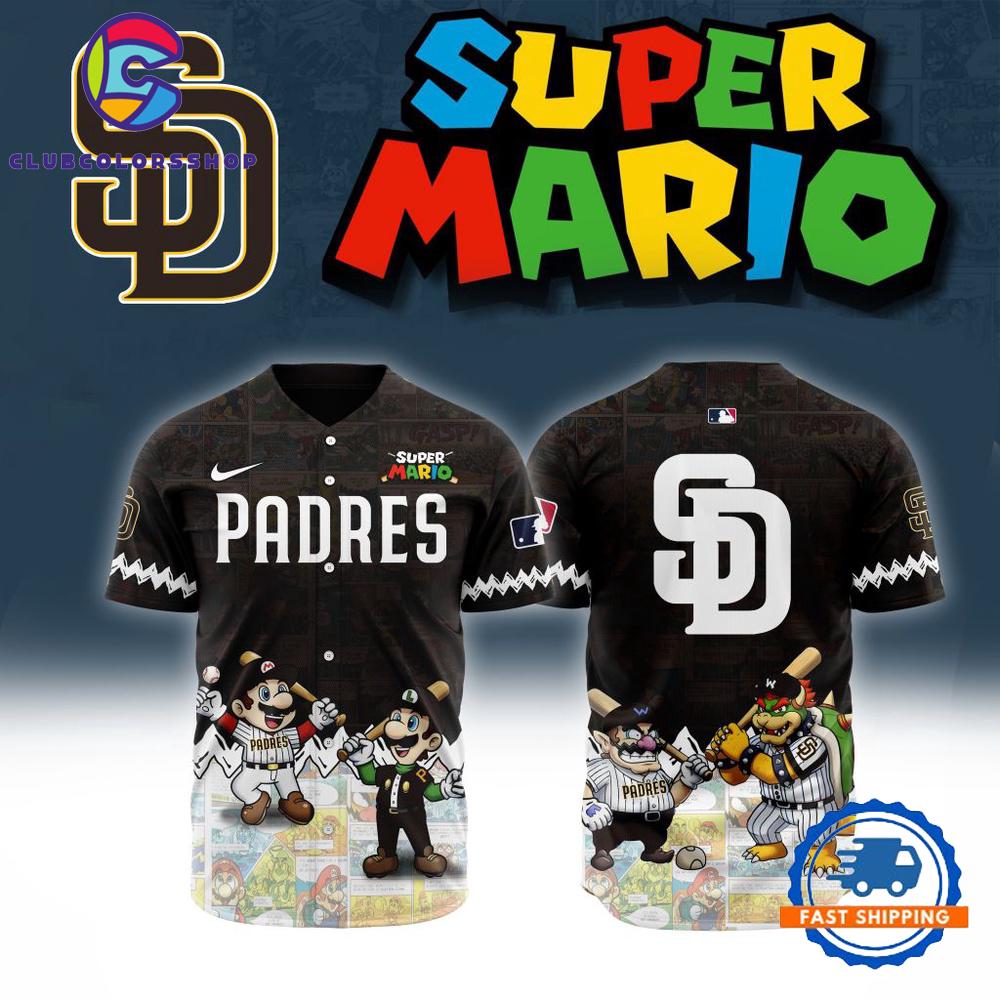 MLB San Diego Padres x Super Mario Baseball Jersey