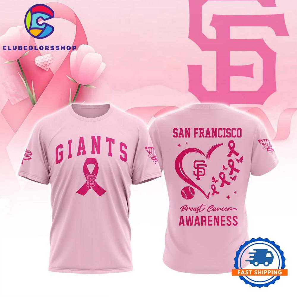 MLB San Francisco Giants Pink Breast Cancer Awareness Design T Shirt, Hoodie, Sweatshirt
