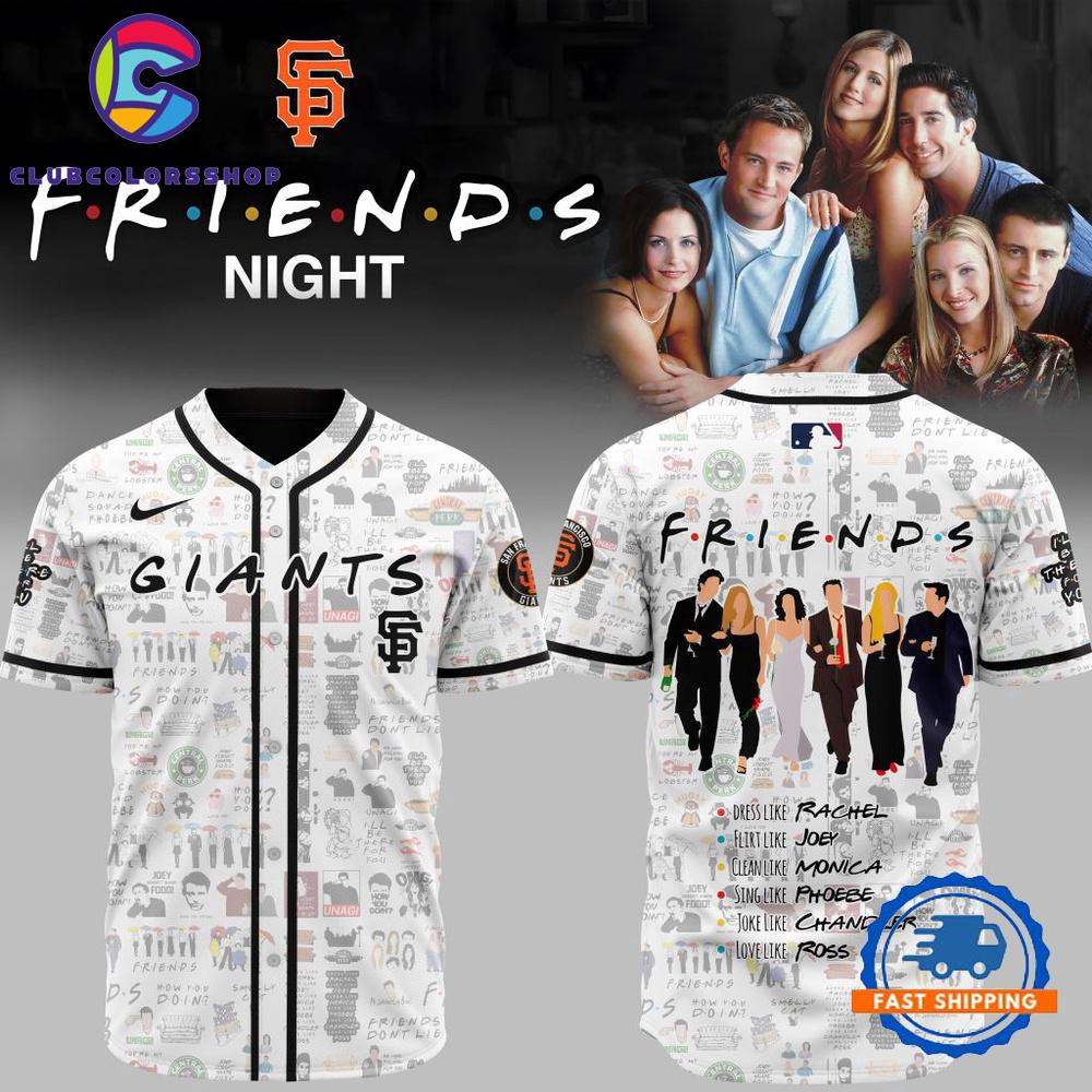 MLB San Francisco Giants x Friends Baseball Jersey
