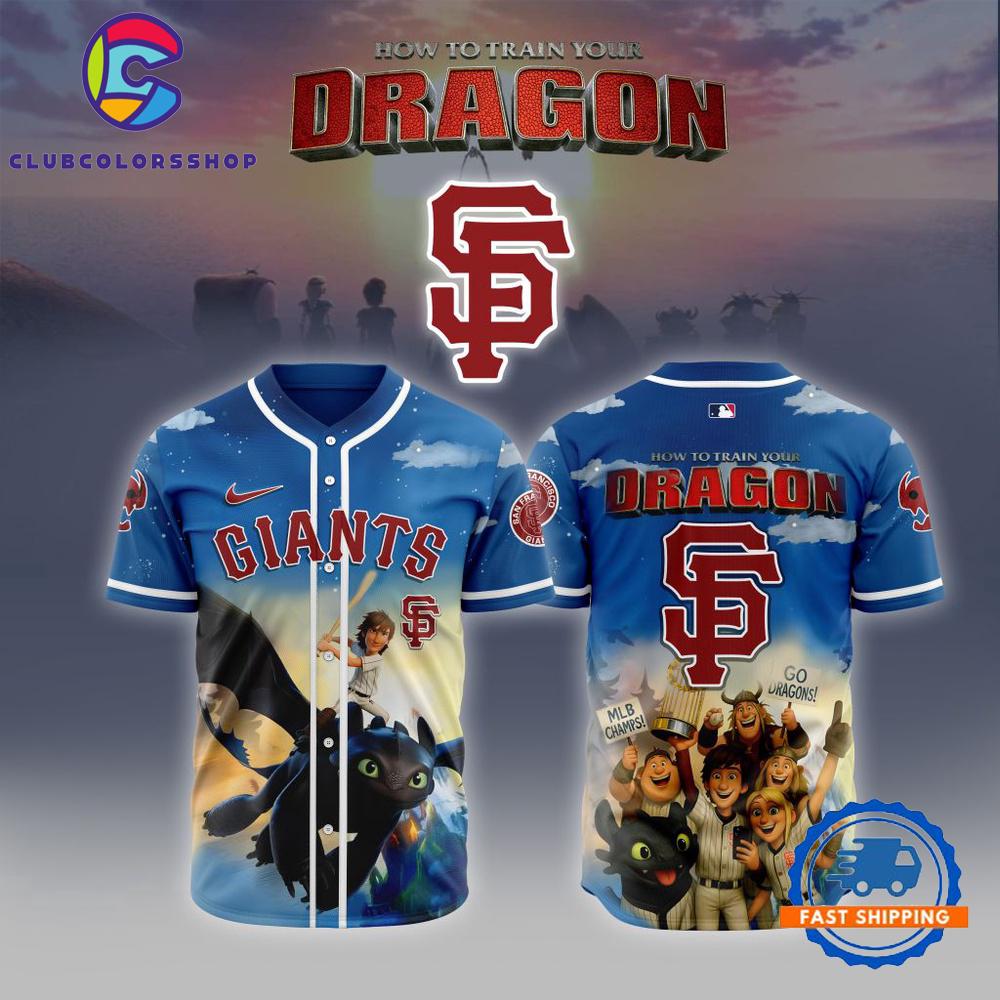 MLB San Francisco Giants How To Train Your Dragon Baseball Jersey