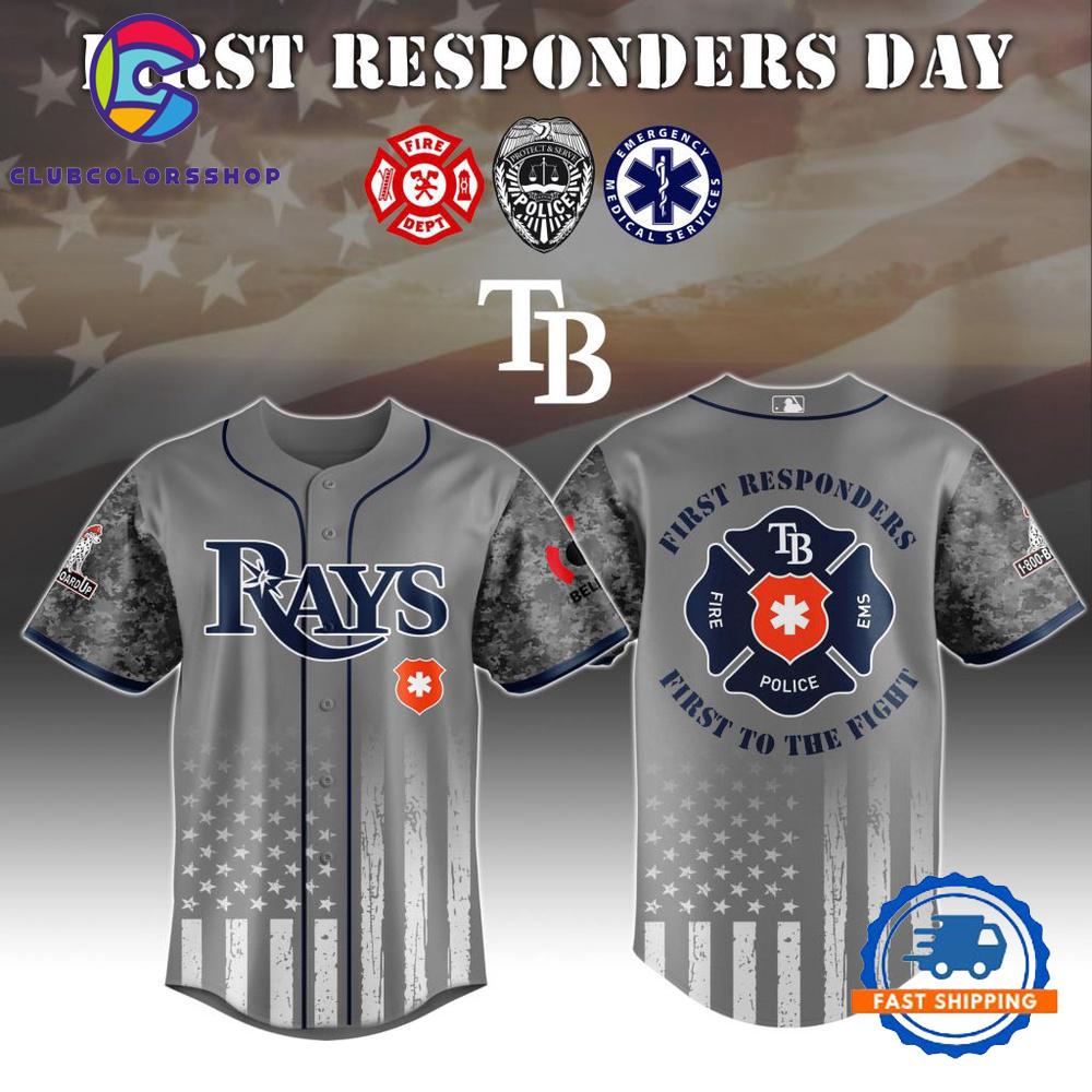 MLB Tampa Bay Rays First Responders Day Baseball Jersey