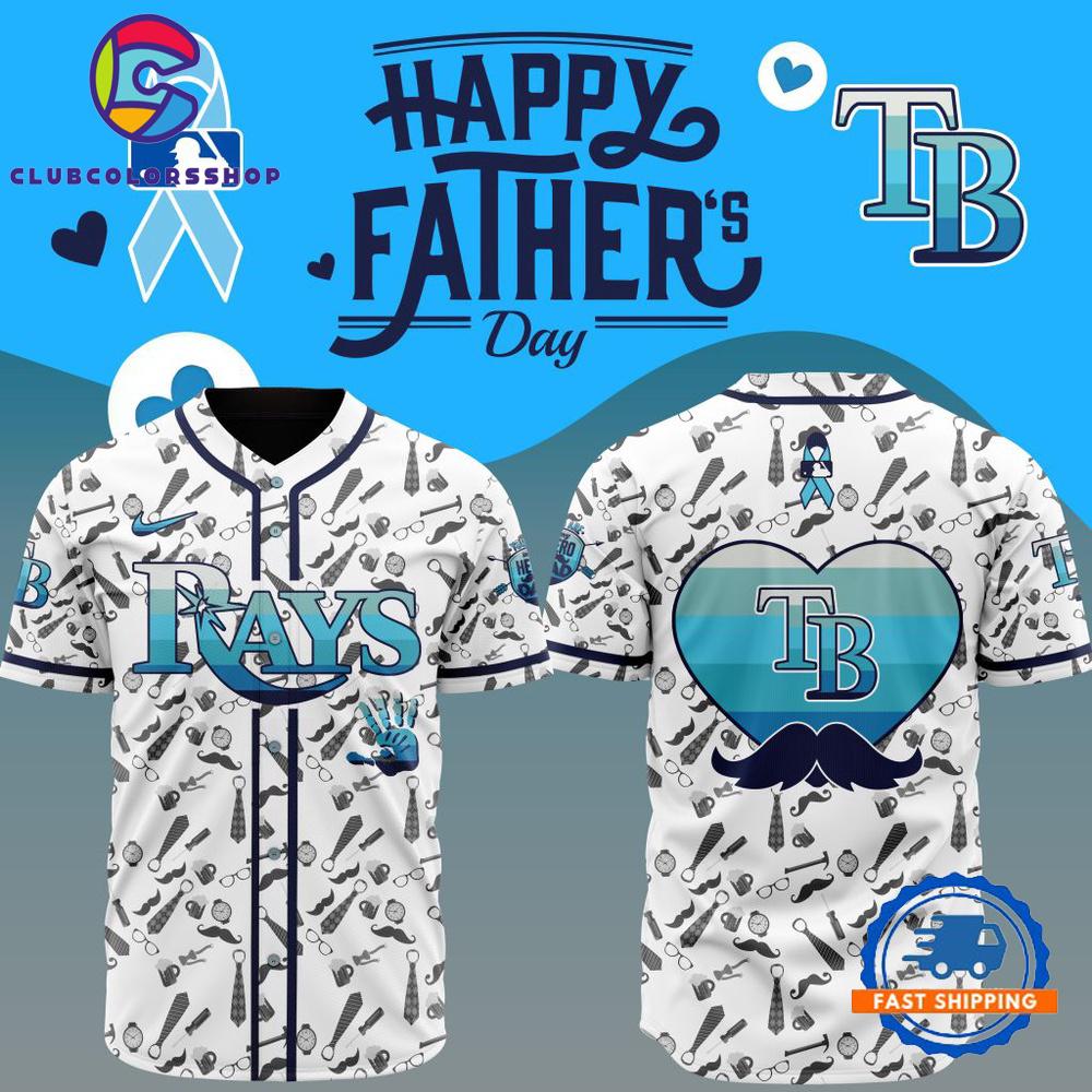 MLB Tampa Bay Rays Happy Father’s Day Baseball Jersey