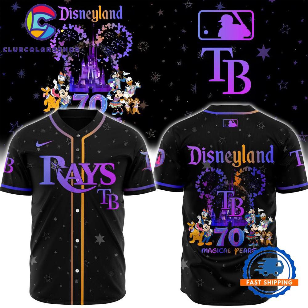 MLB Tampa Bay Rays x Disneyland 70 Magical Years Baseball Jersey