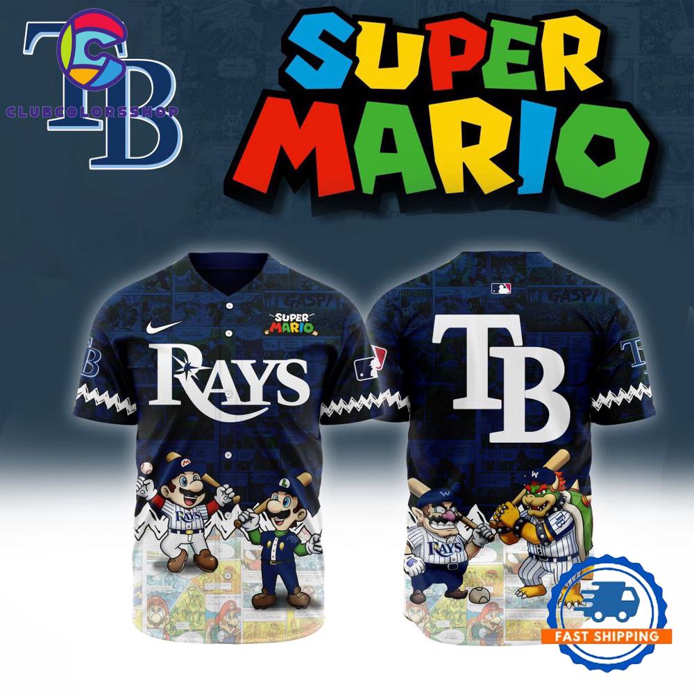 MLB Tampa Bay Rays x Super Mario Baseball Jersey