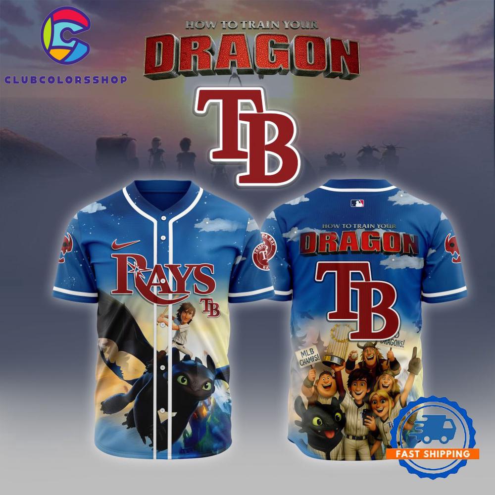 MLB Tampa Bay Rays How To Train Your Dragon Baseball Jersey