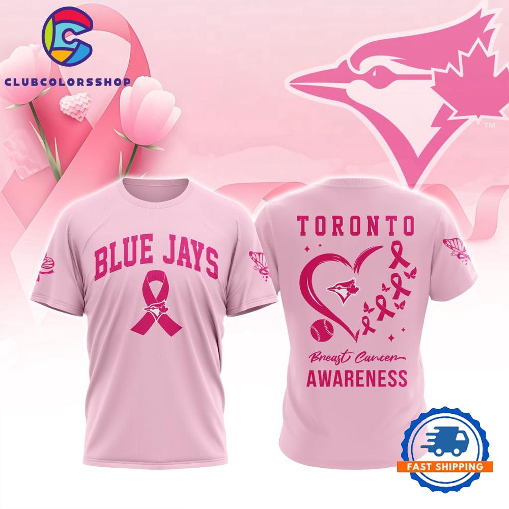 MLB Toronto Blue Jays Pink Breast Cancer Awareness Design T Shirt, Hoodie, Sweatshirt