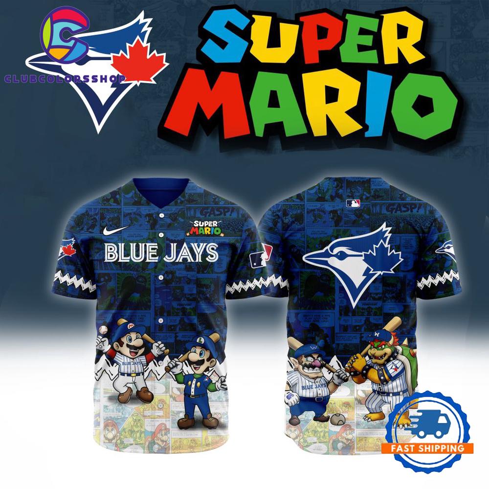 MLB Toronto Blue Jays x Super Mario Baseball Jersey