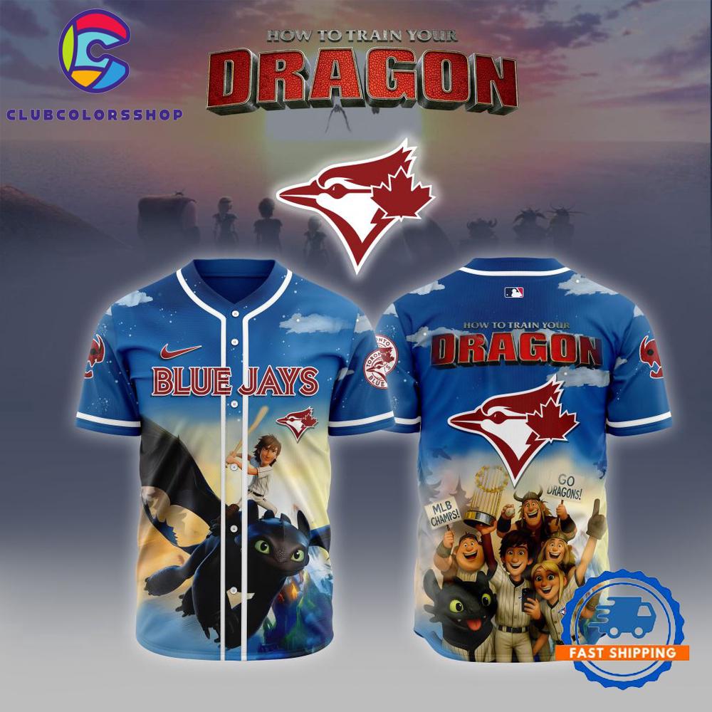 MLB Toronto Blue Jays How To Train Your Dragon Baseball Jersey