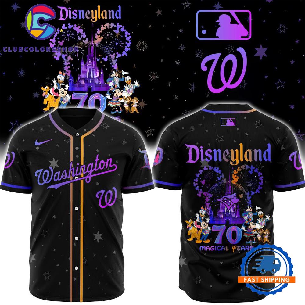 MLB Washington Nationals x Disneyland 70 Magical Years Baseball Jersey