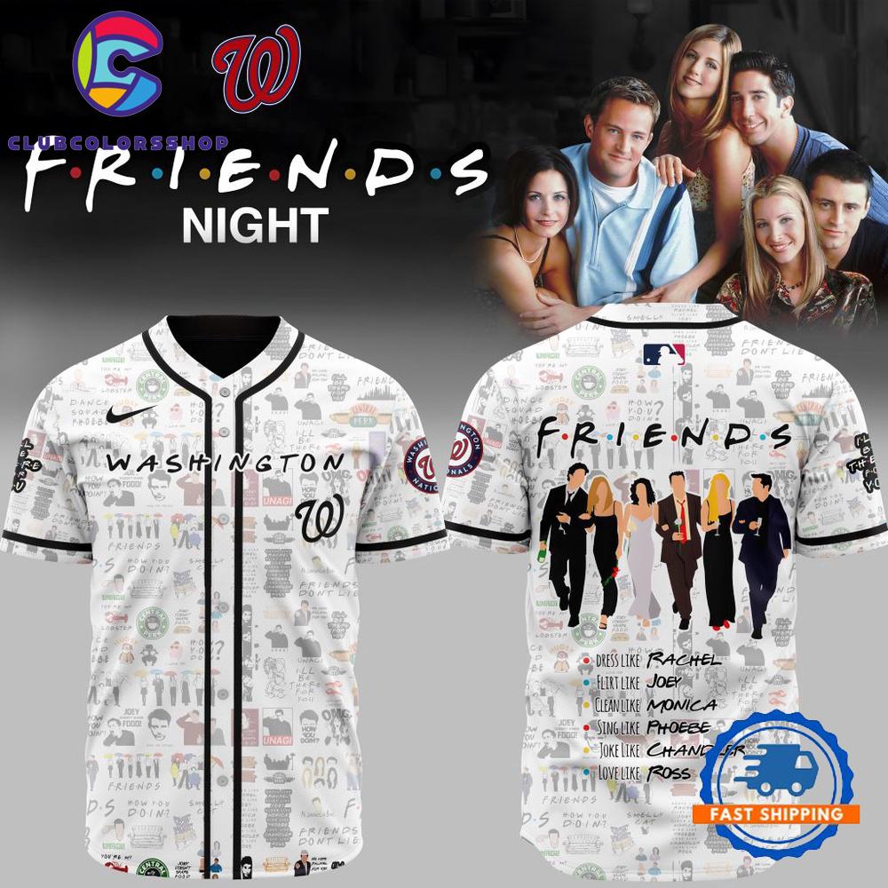 MLB Washington Nationals x Friends Baseball Jersey